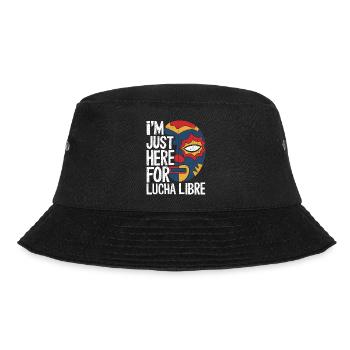 Mexican Wrestling Look - Bucket Hat - Schwarz - Vorne - Lela (165cm)