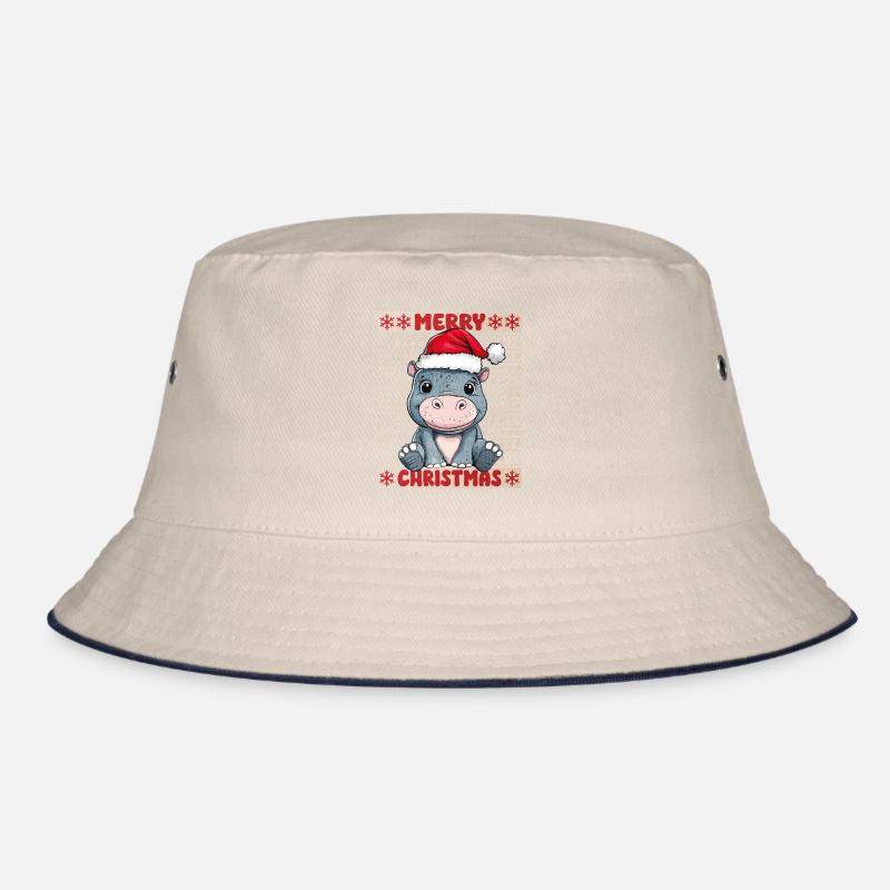 Hippopotame Noël laid Noël Noël doux Bob