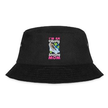 Otter Mom Pun I'm An Otterly - Bucket Hat - Schwarz - Vorne - Lela (165cm)