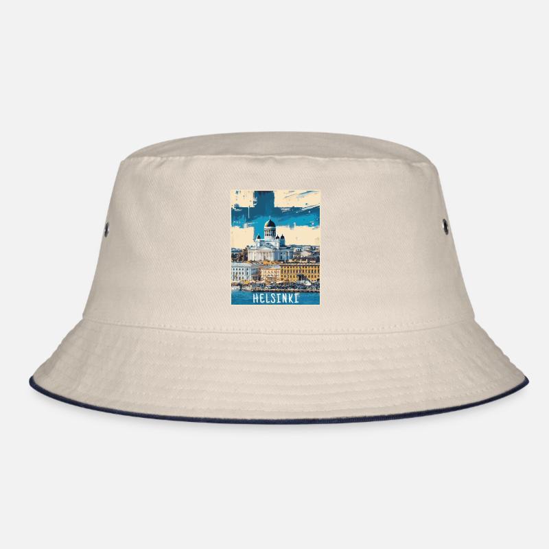 Helsinki Malerei Bucket Hat