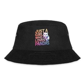 Panda Bear Panda Animal Pandas - Bucket Hat - black - Front - Lela (165cm)