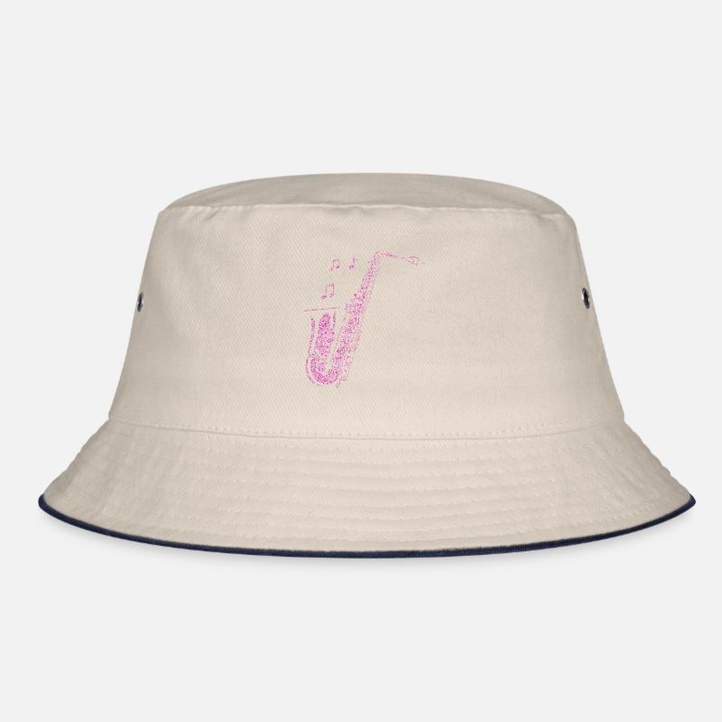 Saxophone Diamonds Bucket Hat
