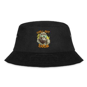 Chill Out Dude - Bucket Hat - black - Front - Lela (165cm)