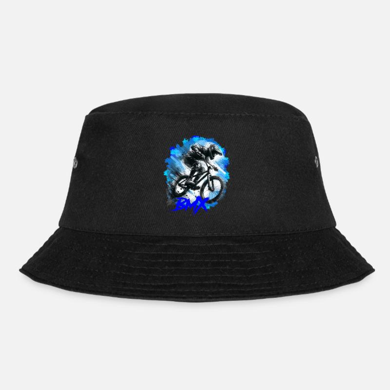 BMX Bike - Bucket Hat - Schwarz