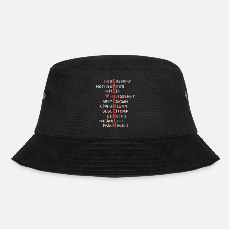 erzieherin - Bucket Hat - Schwarz