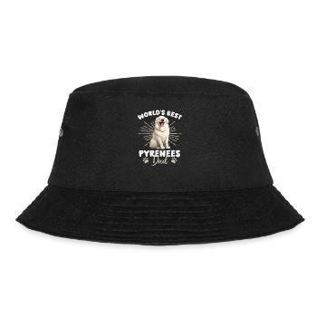Pyrenean Mountain Dog Great Pyrenees Dad - Bucket Hat - black - Front - Lela (165cm)