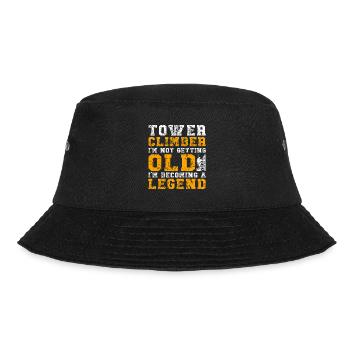 Industrial Climbers Tower Climbers Industrial Climbing - Bucket Hat - black - Front - Lela (165cm)