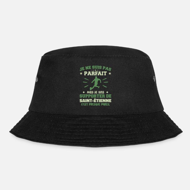 Je suis supporter de Saint Étienne - Bob - noir