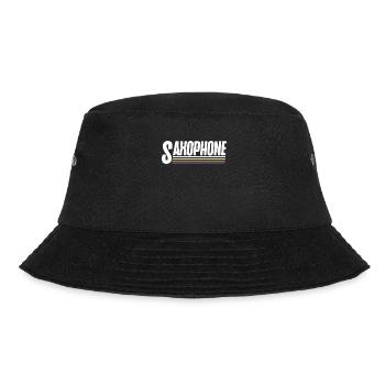 Saxophone Retro Vintage Saxophone - Bucket Hat - Schwarz - Vorne - Lela (165cm)