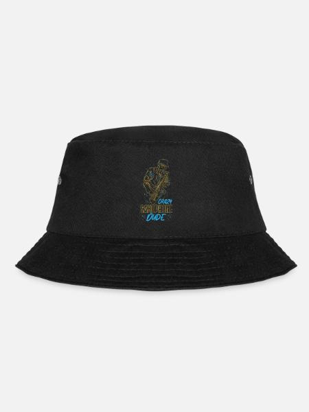 Saxophone Crazy Saxophone Dude - Bucket Hat - Schwarz