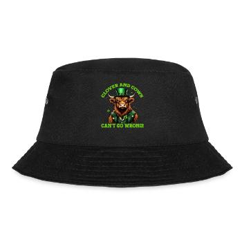Clover and Cows can't go wrong - Bucket Hat - black - Front - Lela (165cm)