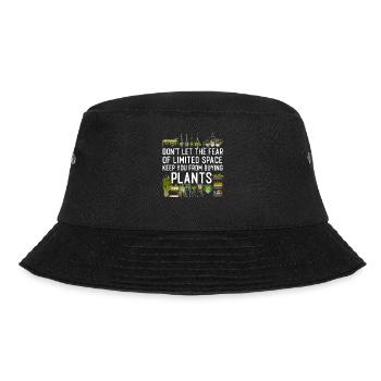 Plant Lover Gardening Don't Let - Bucket Hat - black - Front - Lela (165cm)