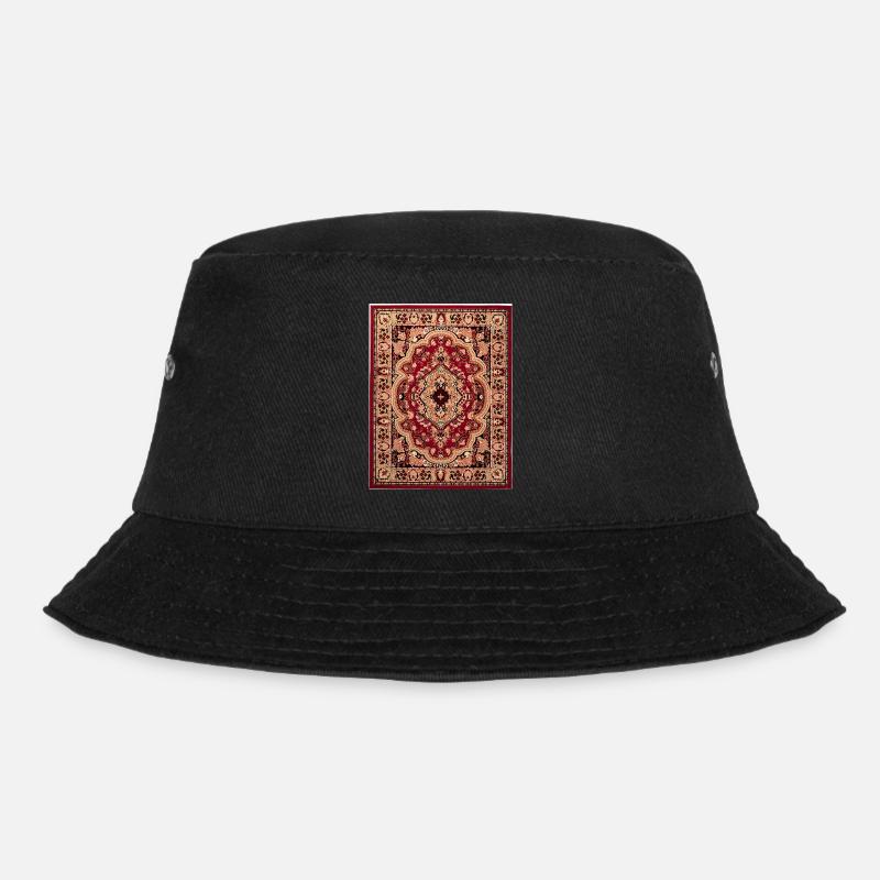 Originel Teppich design - Bucket Hat - Schwarz