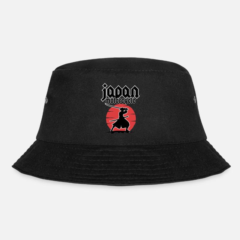 Japan Motorcycle - Bucket Hat - black