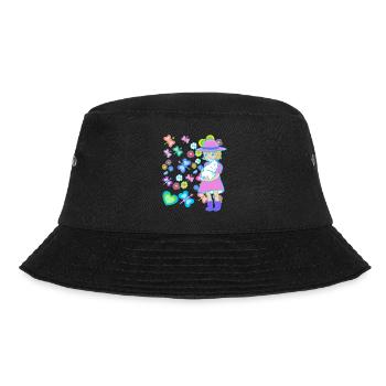 Easter Kids Child Bunny Rabbit Easter Bunny - Bucket Hat - black - Front - Lela (165cm)