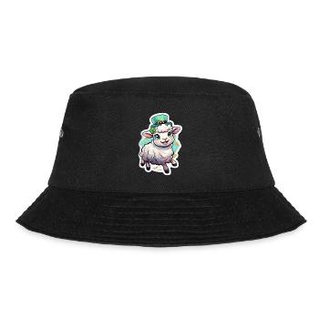 St. Patrick's Day Schaf Geschenk - Bucket Hat - Schwarz - Vorne - Lela (165cm)