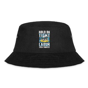 Rafting Adventure: Hold on tight, laugh - Bucket Hat - black - Front - Lela (165cm)