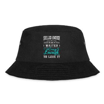 Kellnerin Fachkraft Trinkgeld Bedienung - Bucket Hat - Schwarz - Vorne - Lela (165cm)