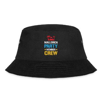 Mallorca Party Crew - Bucket Hat - Schwarz - Vorne - Lela (165cm)