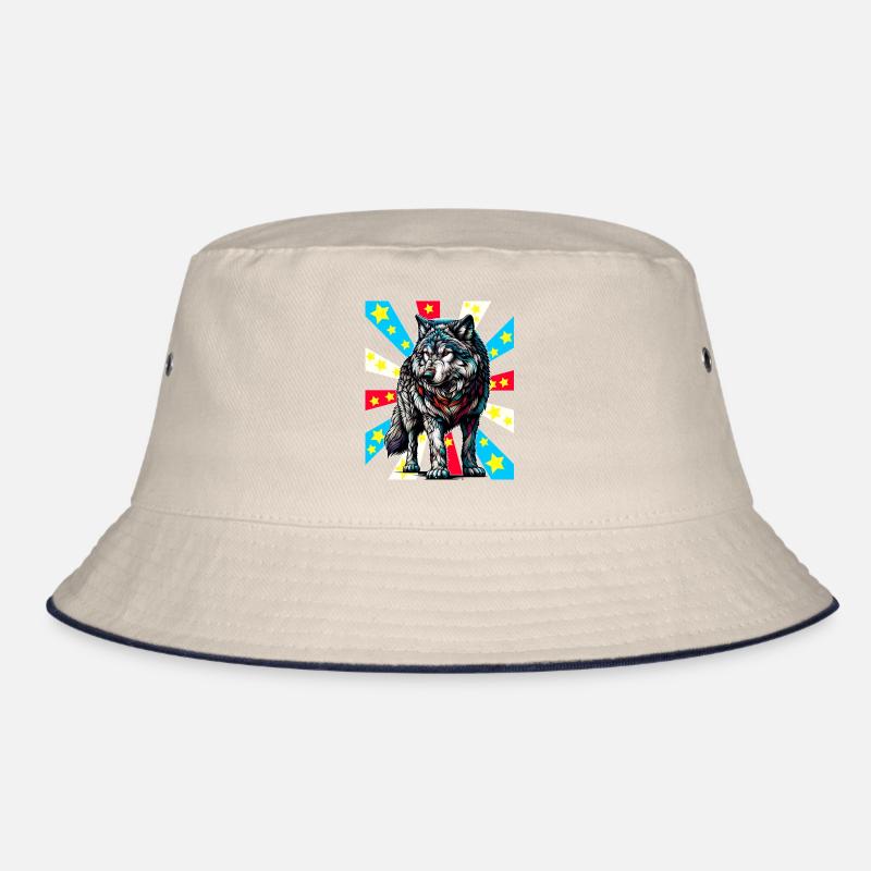 Tattoo Wolf Wölfe Bucket Hat