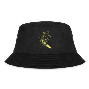 Stylish Surfer Surfing Surfer Surfer - Bucket Hat - black - Front - Lela (165cm)