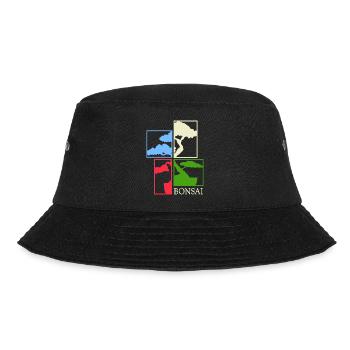 Bonsai Bonsaishow shohin japanische Bonsaikunst - Bucket Hat - Schwarz - Vorne - Lela (165cm)