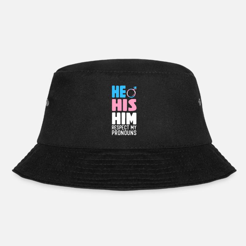 Transgender Trans LGBT Pride - Bucket Hat - Schwarz