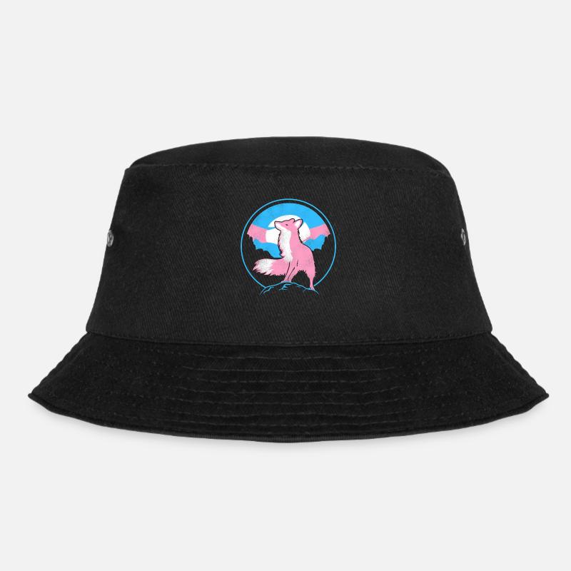 Transgender Trans LGBT Pride - Bucket Hat - Schwarz
