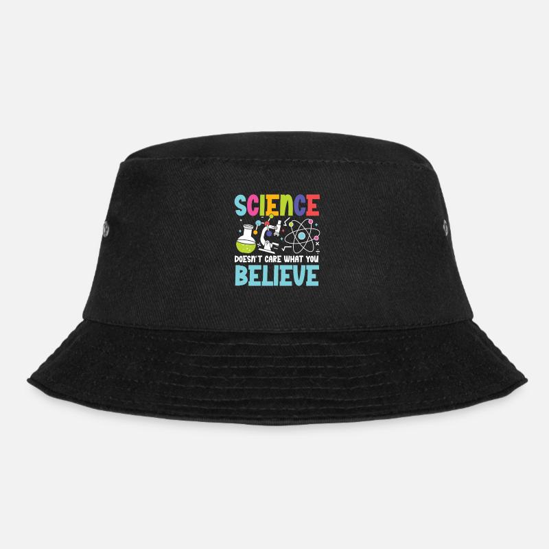 Wissenschaft Ist Unabhängig: STEM Bildung Fördern - Bucket Hat - Schwarz