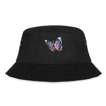 Transgender Trans LGBT Pride - Bucket Hat - Schwarz - Vorne - Lela (165cm)