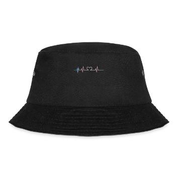 Transgender Trans LGBT Pride - Bucket Hat - Schwarz - Vorne - Lela (165cm)