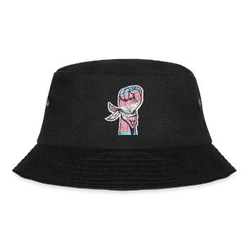 Transgender Trans LGBT Pride - Bucket Hat - black - Front - Lela (165cm)