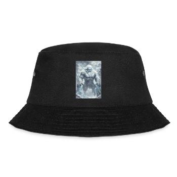 Yeti Mythologie Mythos Geschenk - Bucket Hat - Schwarz - Vorne - Lela (165cm)
