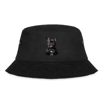 Cute French Bulldog Look - Bucket Hat - black - Front - Lela (165cm)