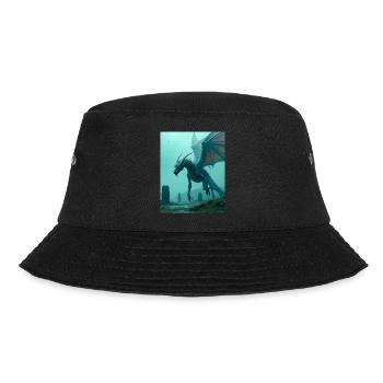 Tsmok, Belarusian Slavic dragon of treasure and st - Bucket Hat - black - Front - Lela (165cm)
