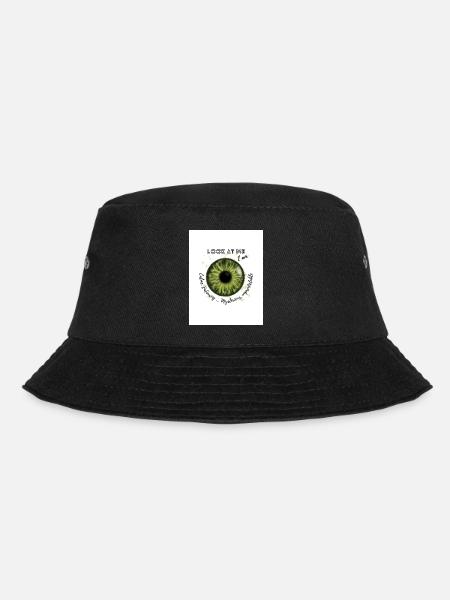 Green eyes ) - Bucket Hat - black