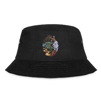 Hansel and Gretel Witch House Vintage - Bucket Hat - black - Front - Lela (165cm)