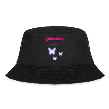 Your Loss Baby Shirt – Glow Up Aesthetic soft girl - Bucket Hat - black - Front - Lela (165cm)
