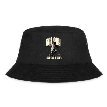 Galaxy Skater in Space - Bucket Hat - black - Front - Lela (165cm)