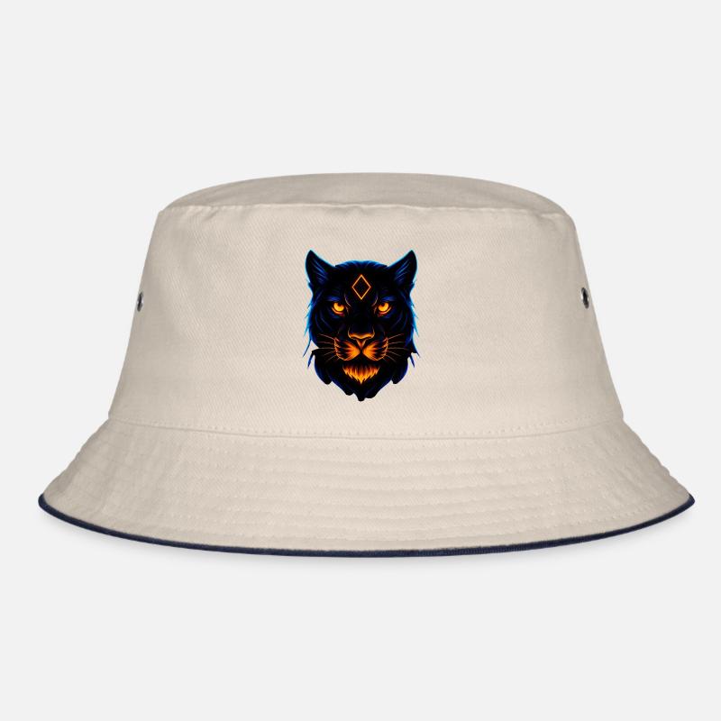 Neon Stolzer Panther Wild Leuchtend Bucket Hat