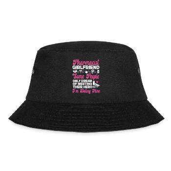 Pharmacy Tech Technician - Bucket Hat - black - Front - Lela (165cm)