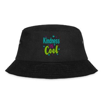 Kindness is Cool - Colorful Stars - Bucket Hat - black - Front - Lela (165cm)