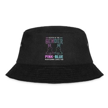 Werdende Mutter Ostern Gender Reveal - Bucket Hat - Schwarz - Vorne - Lela (165cm)