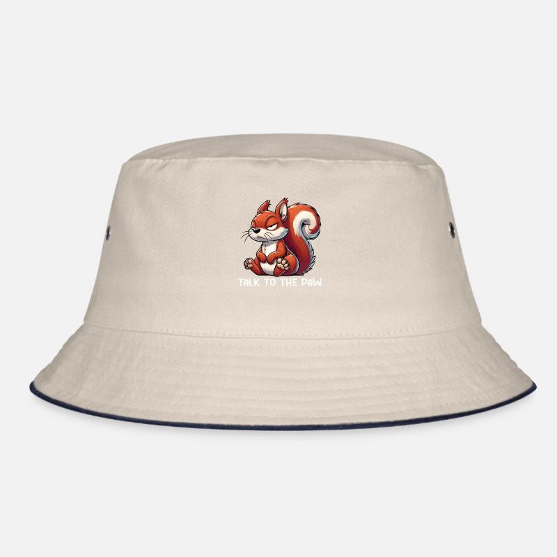 Talk to the Paw Eichhörnchen Eichhorn Nagetier Bucket Hat