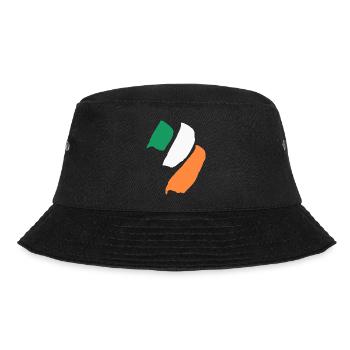 Irland Flagge  - Bucket Hat - Schwarz - Vorne - Lela (165cm)