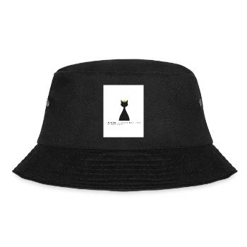 Gato Rey und seine Hypothek - Bucket Hat - Schwarz - Vorne - Lela (165cm)