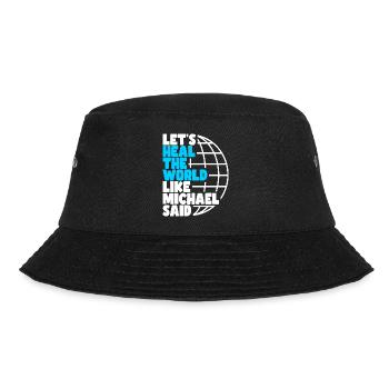 Heal the World - Bucket Hat - Schwarz - Vorne - Lela (165cm)