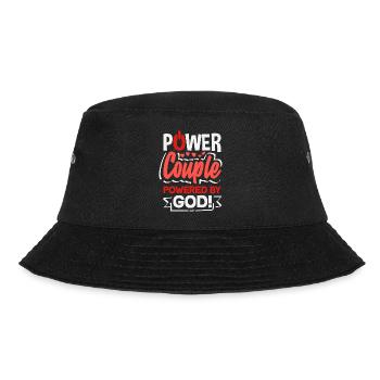 Retro Herz Valentinstag Design Liebe - Bucket Hat - Schwarz - Vorne - Lela (165cm)