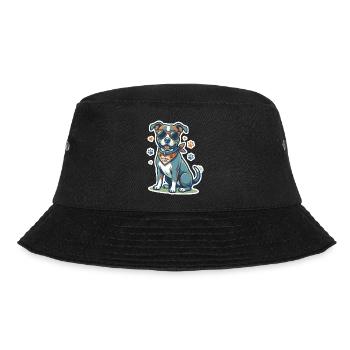 Pitbull cool en lunettes de soleil - Pitbull Love Dog mignon - Bob - noir - Devant - Lela (165cm)
