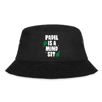 Padel_Is_A_Mind_Set - Bucket Hat - black - Front - Lela (165cm)